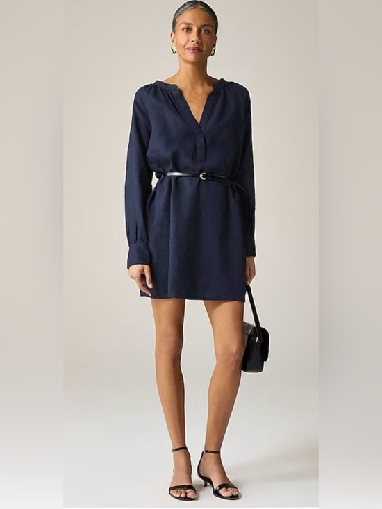 J. Crew Dresses & Skirts - J.Crew 100% Linen Cabana Mini Dress NWOT,Size-XL